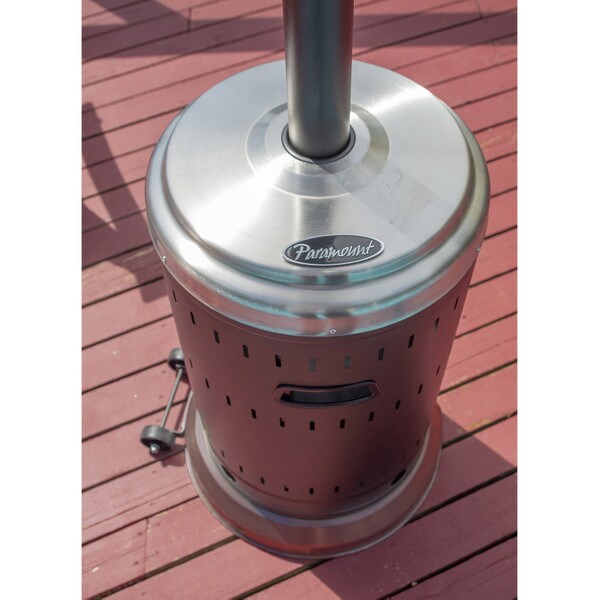 Mocha and Stainless Patio Heater